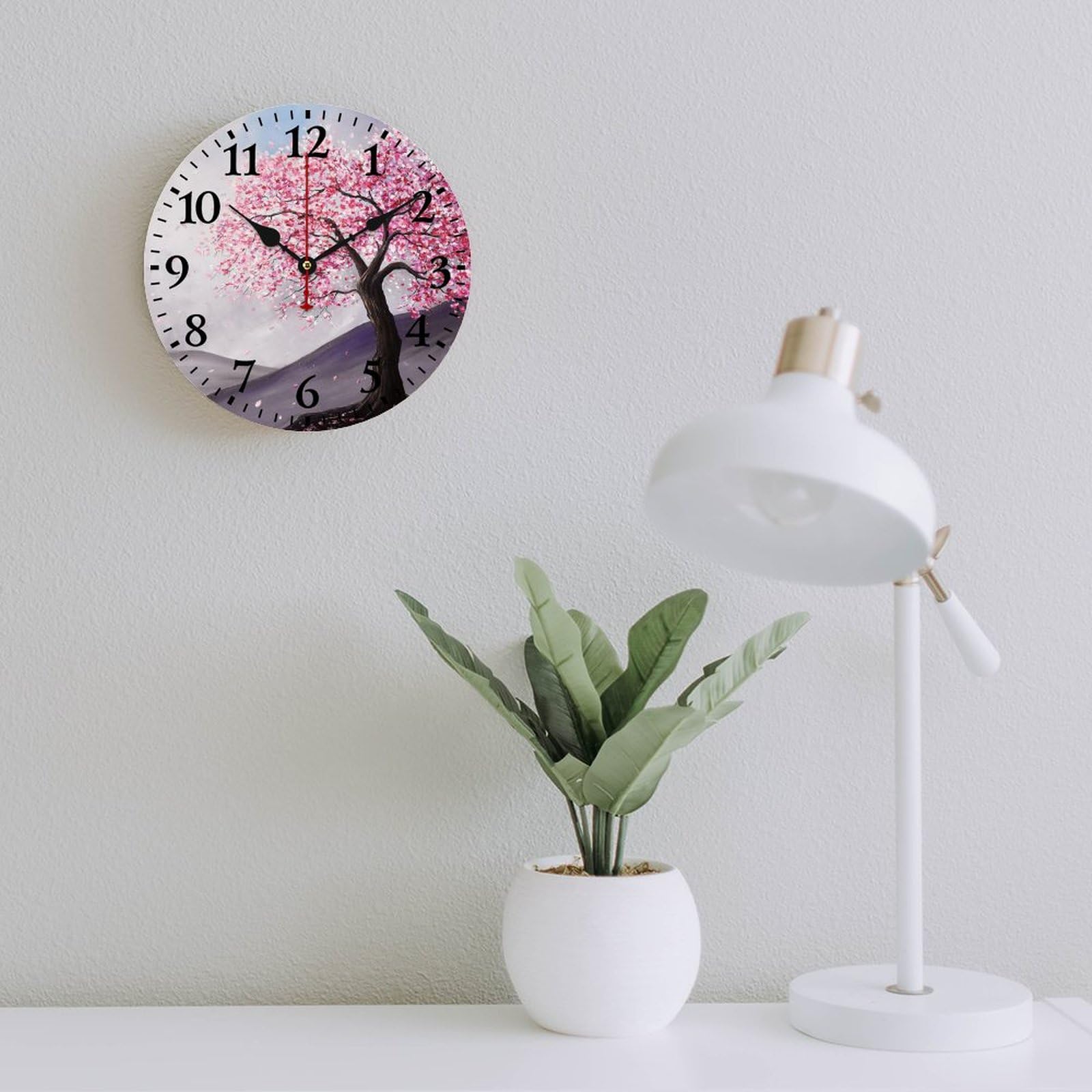 桜の掛け時計 Amazon.co.jp: あいのにじょ 日本 花柄 桜 (29) 円形掛け時計