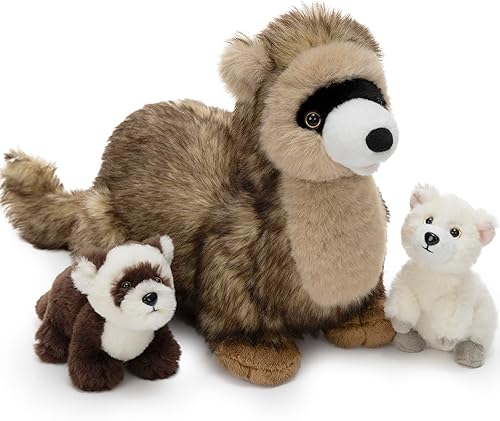 Vista 249 de Juego de 7 juguetes de peluche de dragón verde gigante de 21.7 pulgadas, animal de peluche con 4 bebés y 2 huevos, dinosaurios de peluche para niños