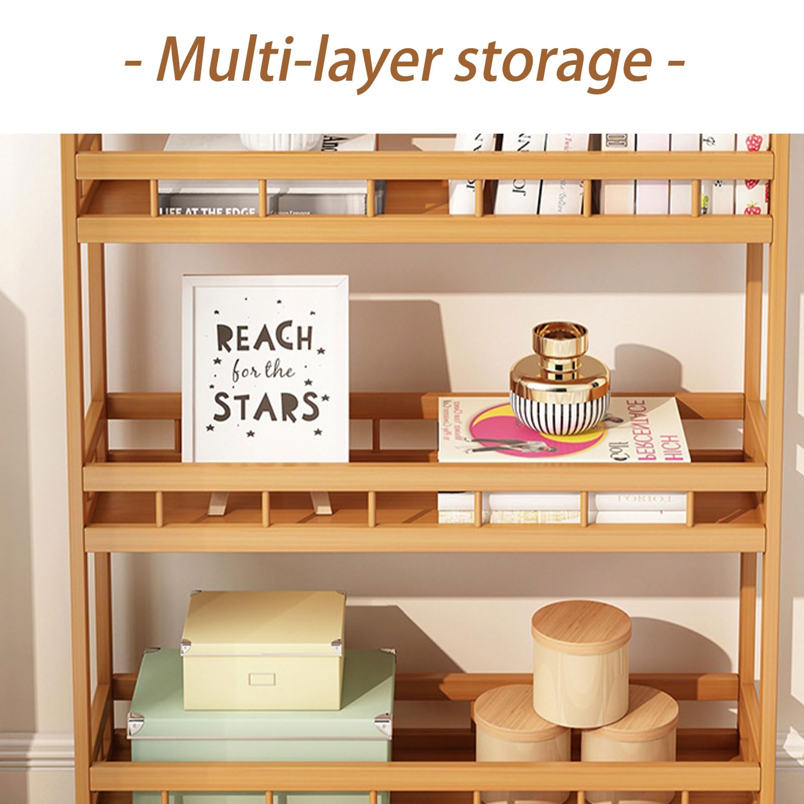 木製移動式ストレージカート 木製移動式ストレージカート