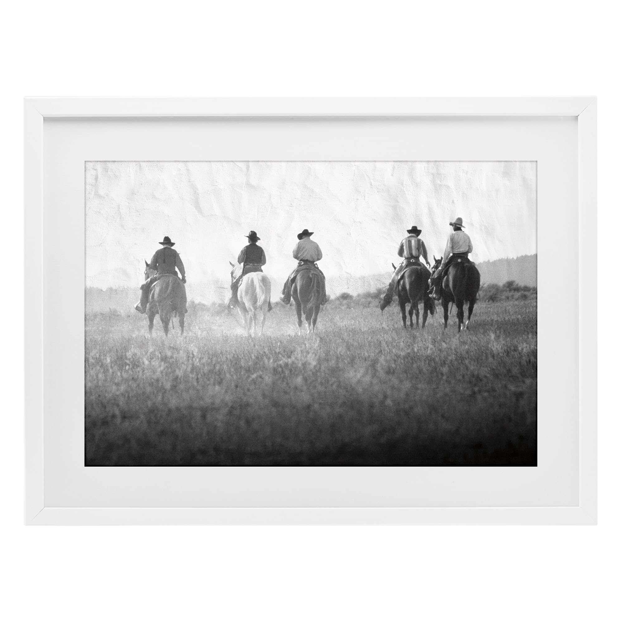 'Riding Toward The Horizon'| Framed Print Under Glass
