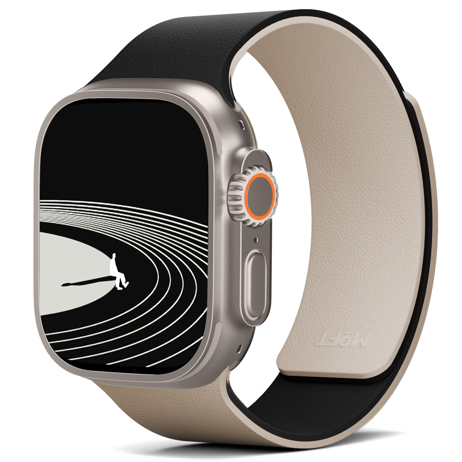 MOFT Apple Watch Band, Magnet, Silicone, Compatible with Apple Watch Band, Sports, Replacement Strap, Lightweight, Breathable, Sweatproof, Magnetic Clasp Included, Compatible Ultra/Ultra 2/Ultra 3/S11