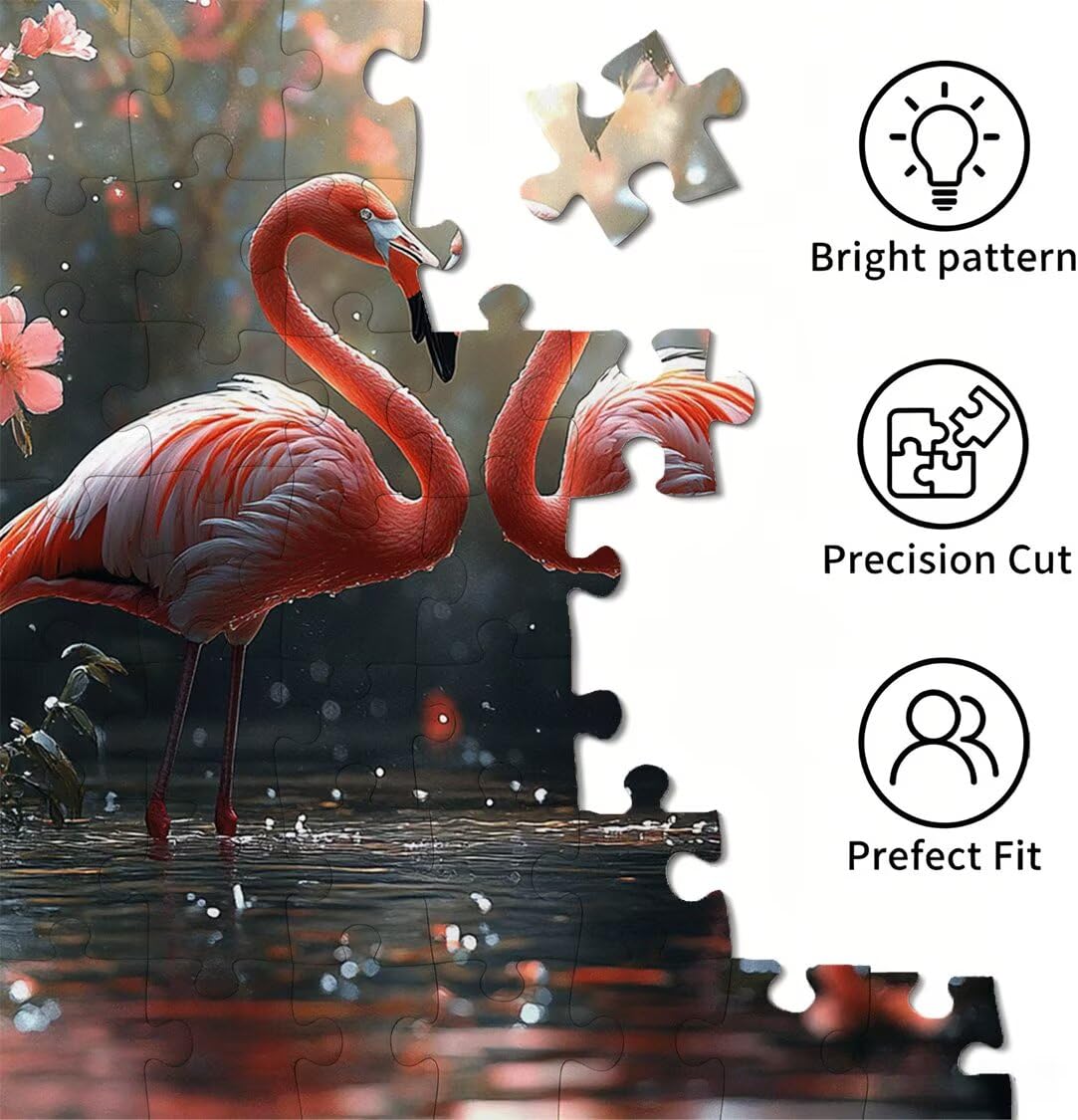 Puzzle dla dorosłych 2000, kwiat wiśni flaminga, 99 x 70 cm, n-312