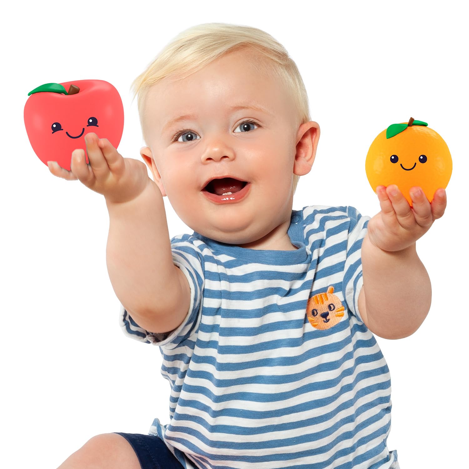 MOLTO | Set di Frutta Sensoriale Morbida 7 Pezzi – Giocattolo Educativo per Neonati per la Stimolazione Sensoriale – Giocattoli per Neonati e Bambini Piccoli