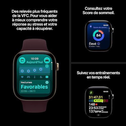 Apple Watch Series 12 GPS, 46 mm Aluminiumgehäuse Schwarz - 5
