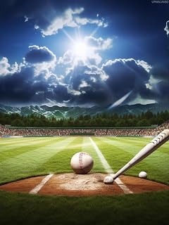 Baseball Sports Field Diamond Painting Kits for Adults Full Drill Diamond Dots Paintings Round 5D Paint with Diamonds Pictures Art Painting Kits DIY Crafts for Home Wall Art Decor 12x16 inch