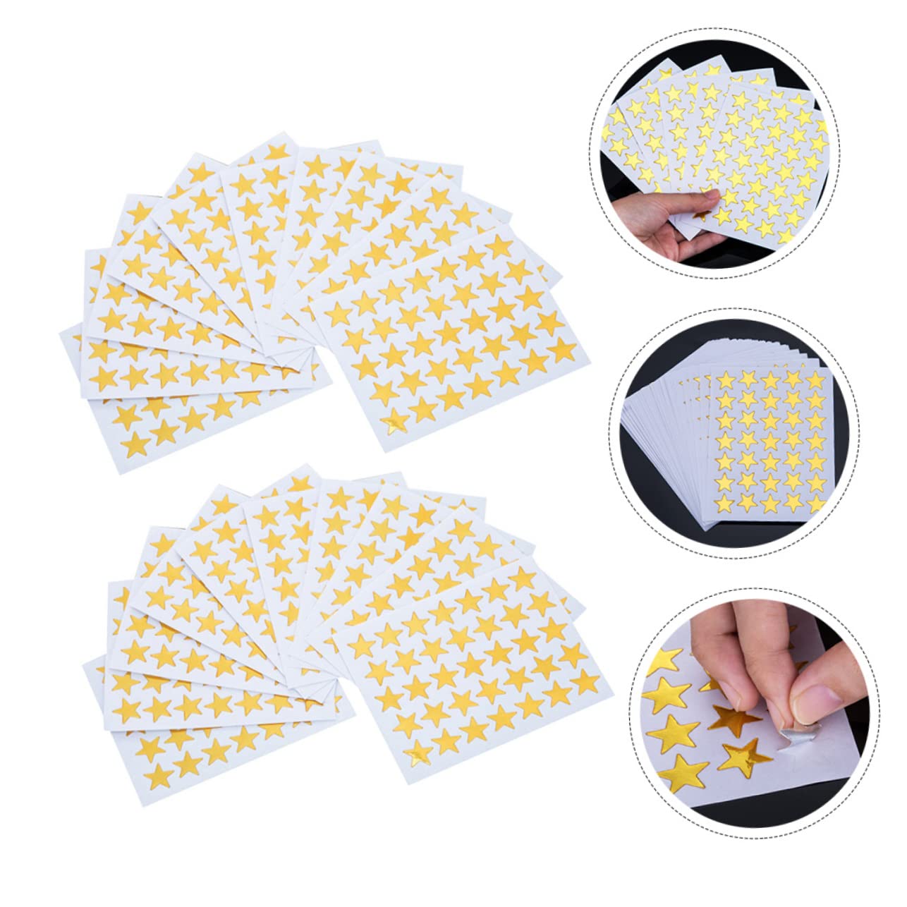 TEHAUX 4sets Adesivi Premia Per Stickers Decorativi Pvc Per Insegnanti e Genitori Per Scrapbooking e Attività Creative