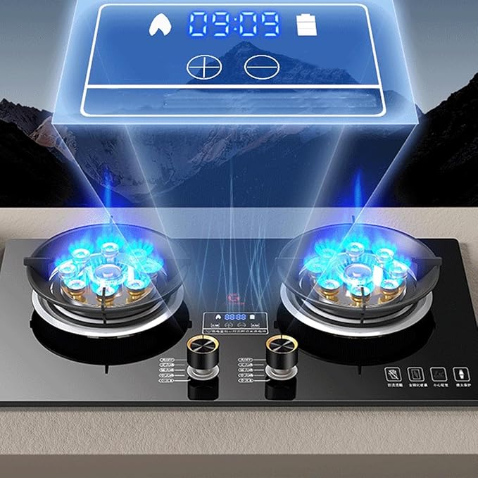 Estufa de Gas 2 Puestos de Escritorio/Empotrable 5.2KW miniatura 7