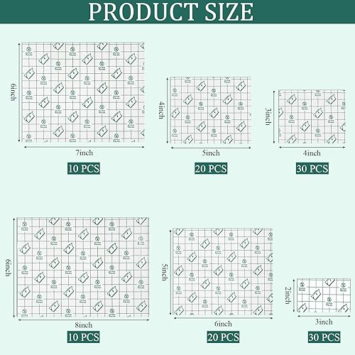 Miniatura 2 de Woanger 120 piezas de vendaje adhesivo elástico transparente impermeable vendaje película transparente transparente parche de ducha de tatuaje