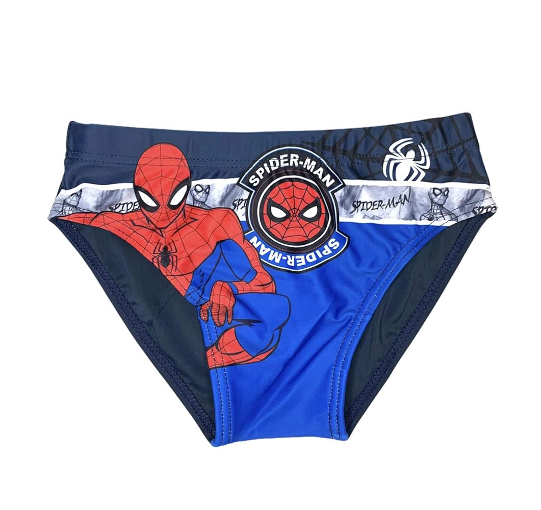 Costume Slip Mare Bagno Spiderman Uomo Ragno Supereroi Avengers (Navy 1880,  8 Anni) : Amazon.it: Moda