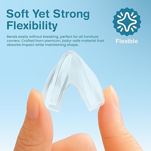 Miniatura 5 de Protector de esquina para bebé, paquete de 15 protectores de bordes transparentes y transparentes para bebés, protectores de esquina de muebles de