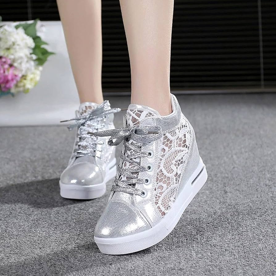Amazon.com: High Heeld Wedge Sneakers for Women, Ladies Amazon.com: High Heeld Wedge Sneakers for Women, Ladies