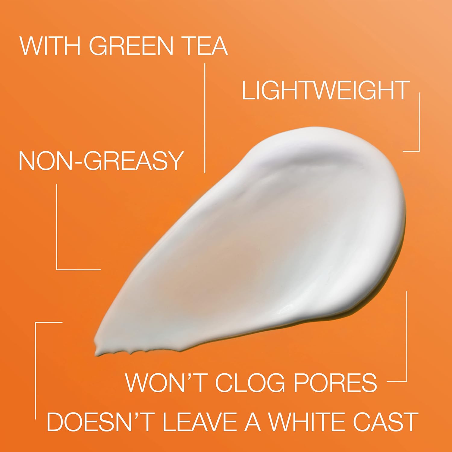 Neutrogena Clear Face Serum Sunscreen with Green Tea, Broad Spectrum SPF 60+, Non-Comedogenic Face Sunscreen for Lightweight UVA/UVB Protection, Oxybenzone- & Fragrance-Free, 1.7 fl. Oz : Beauty & Personal Care