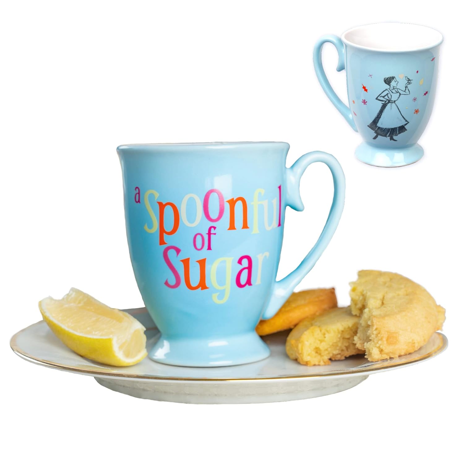 Paladone Mary Poppins Ceramic Coffee Mug-Officially Licensed Disney Merchandise 1 Count Pack of 1 Multi-Colour