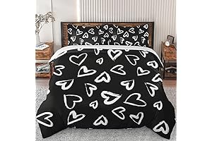 Adorable Polka Heart Duvet Cover Set for Cozy Bedrooms
