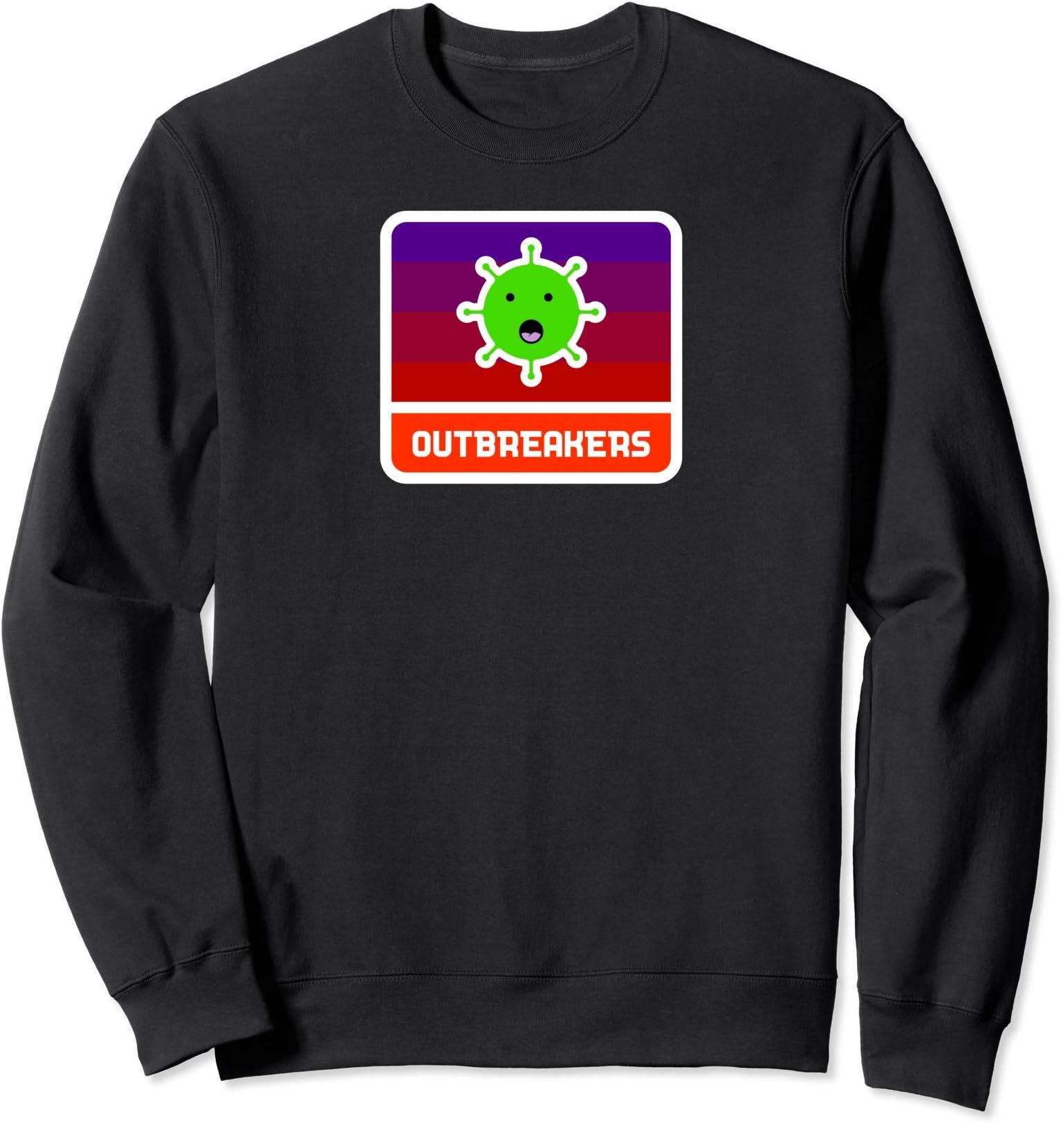 Outbreakers Cute Virus Illustration Sweatshirt for 2020 Sweatshirt