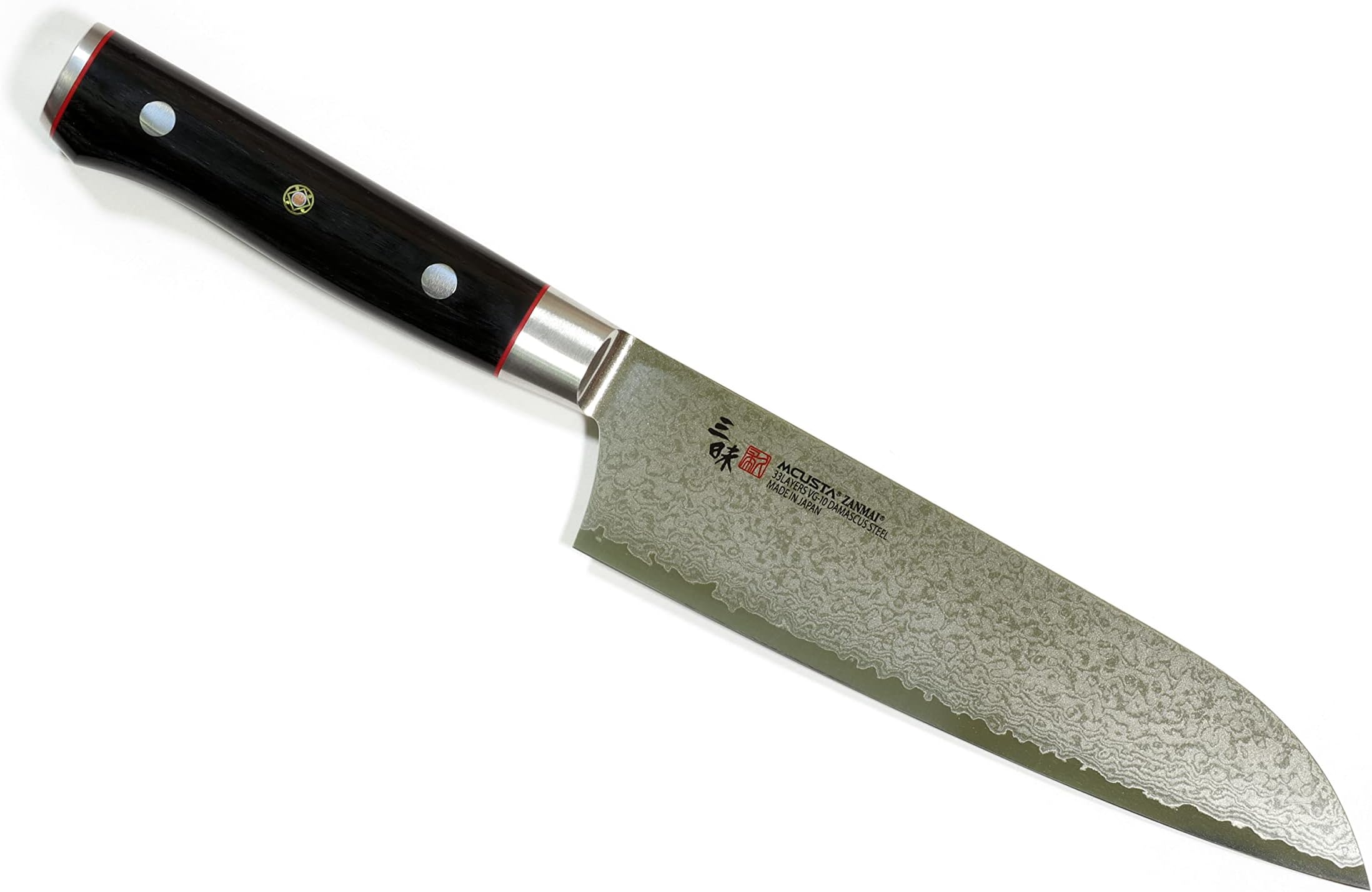 Mcusta Zanmai Seki Japan Santoku 180mm Japanese Damascus Kitchen Cutlery Knife