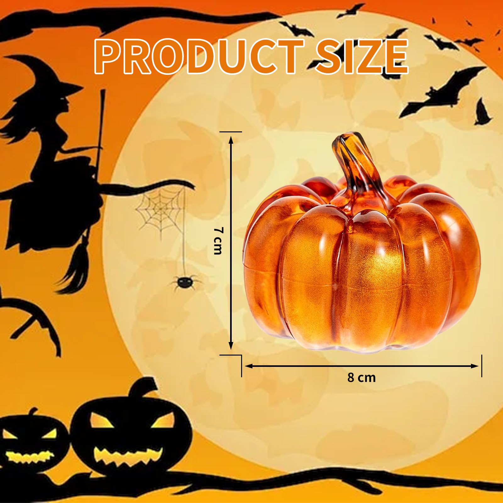 Lanternes Citrouille LED Halloween - Décoration D'Automne Amusante Pour Maison Et Jardin - Lumière Chaude 360° - Rechargeable USB