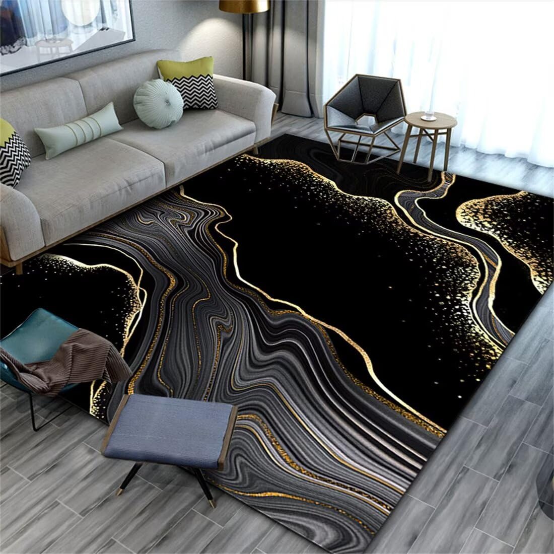 Décoration de chambre intérieure classique tapis chic 140x270cm