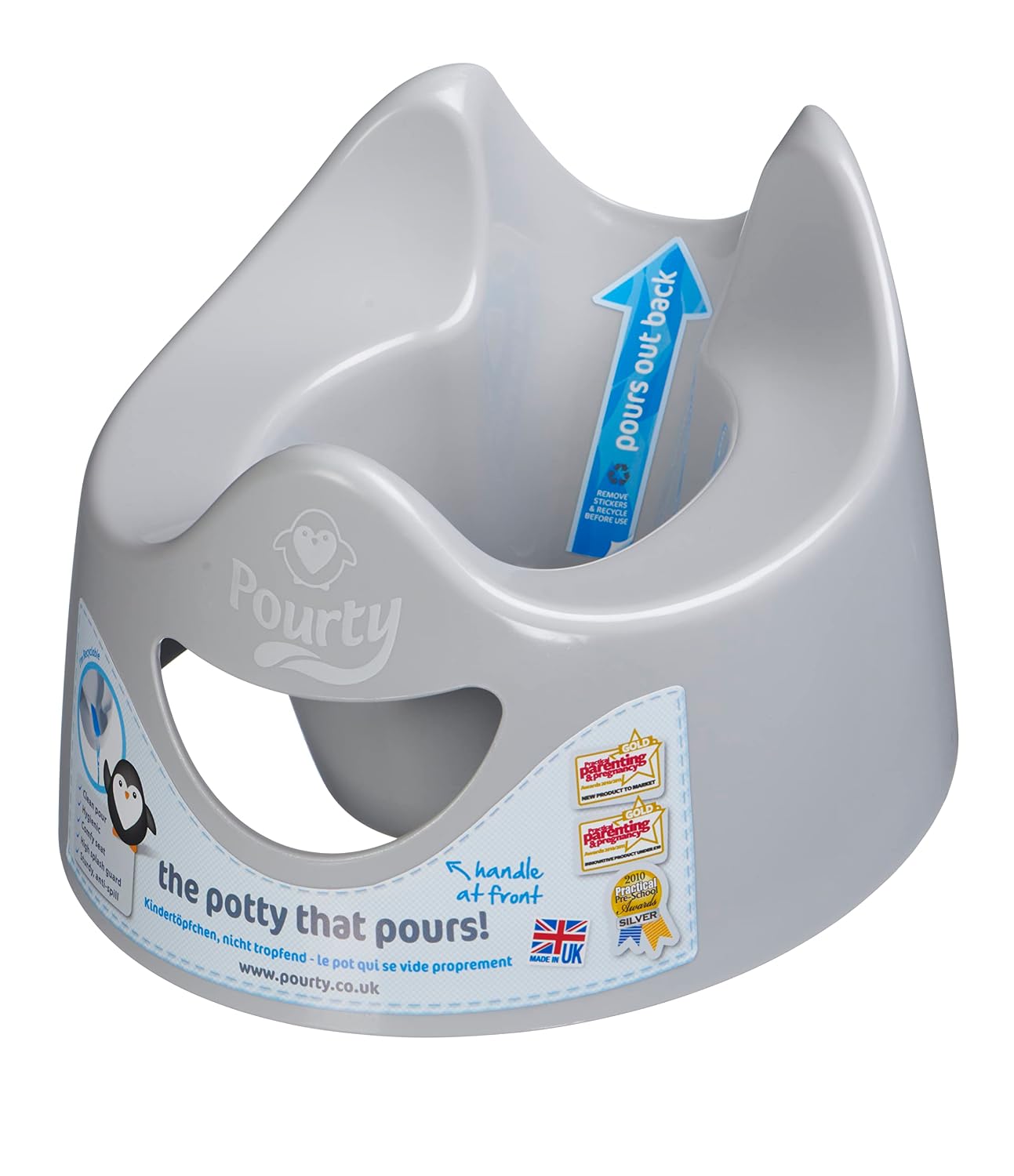 Pourty Potty (Grey) (Dispatched from UK)