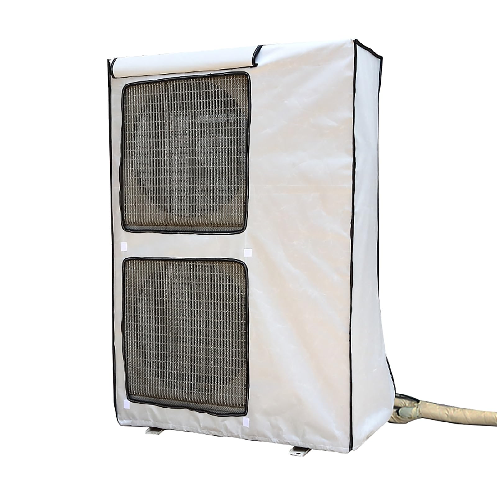 Dubtedhou White 600D Oxford Cloth Outdoor Air Conditioner Cover