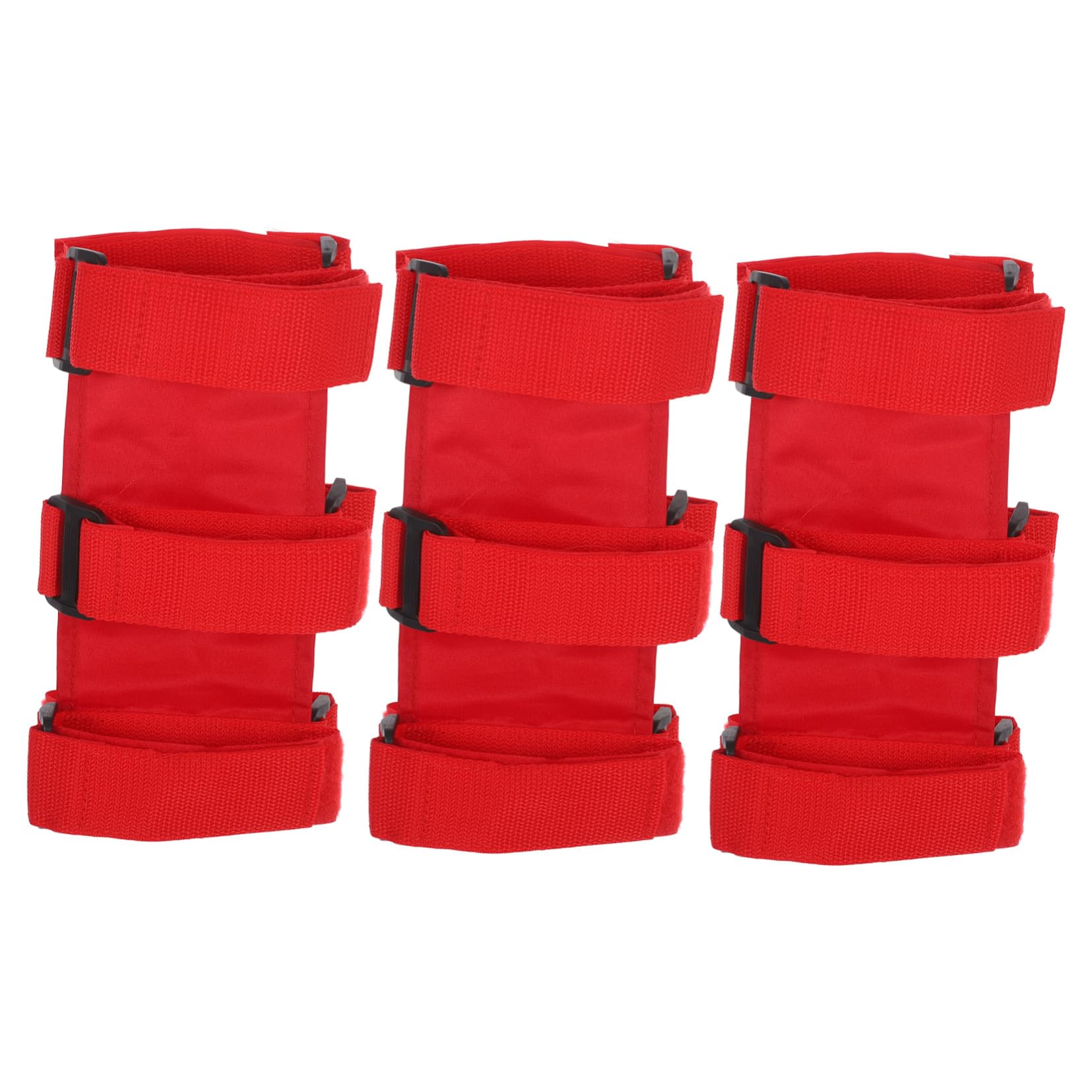 3 Correas Ajustables Para Soporte De Extintor De Incendios Correas Para Extintor De Incendios Vendaje Rojo