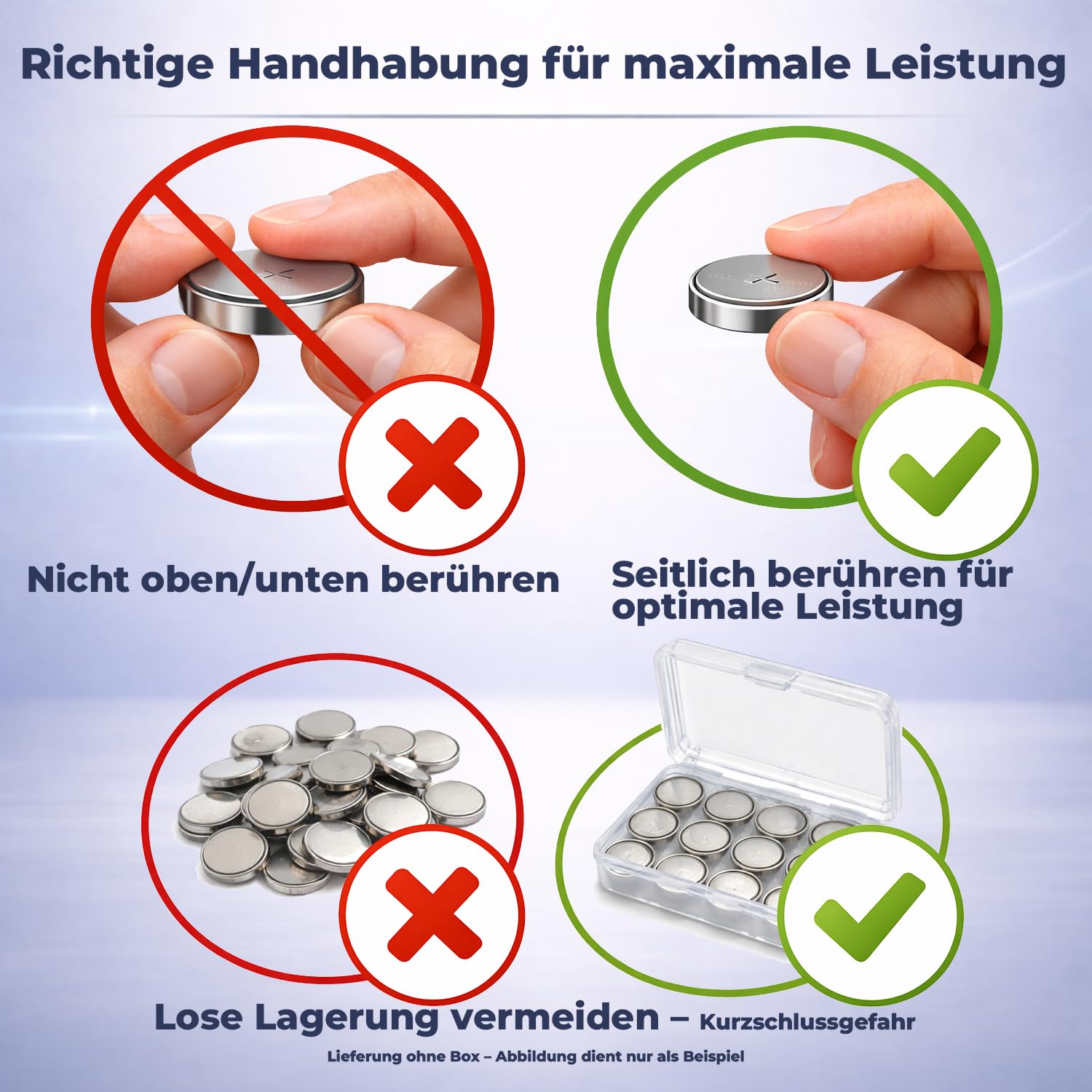 XX-TREME CR1632 Batterie 3V Lithium Knopfzelle – 100 Stück – CR 1632 für Autoschlüssel, Fernbedienung, Waage, Taschenrechner