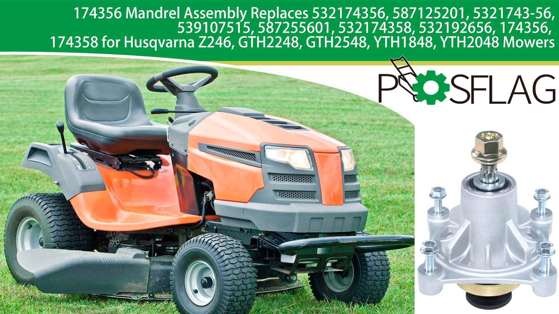 174358 Mandrel Pack 587125201 Mandel Assembly Pe-geased With