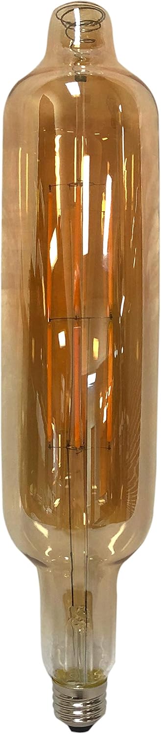 Royal Designs, Inc LB-1514 LB-1514 Royal Designs Vintage Bottle Shaped Golden Smoke, E26 Medium Base, 8W LED Equivalent 60W Incandescent Bulb, Single