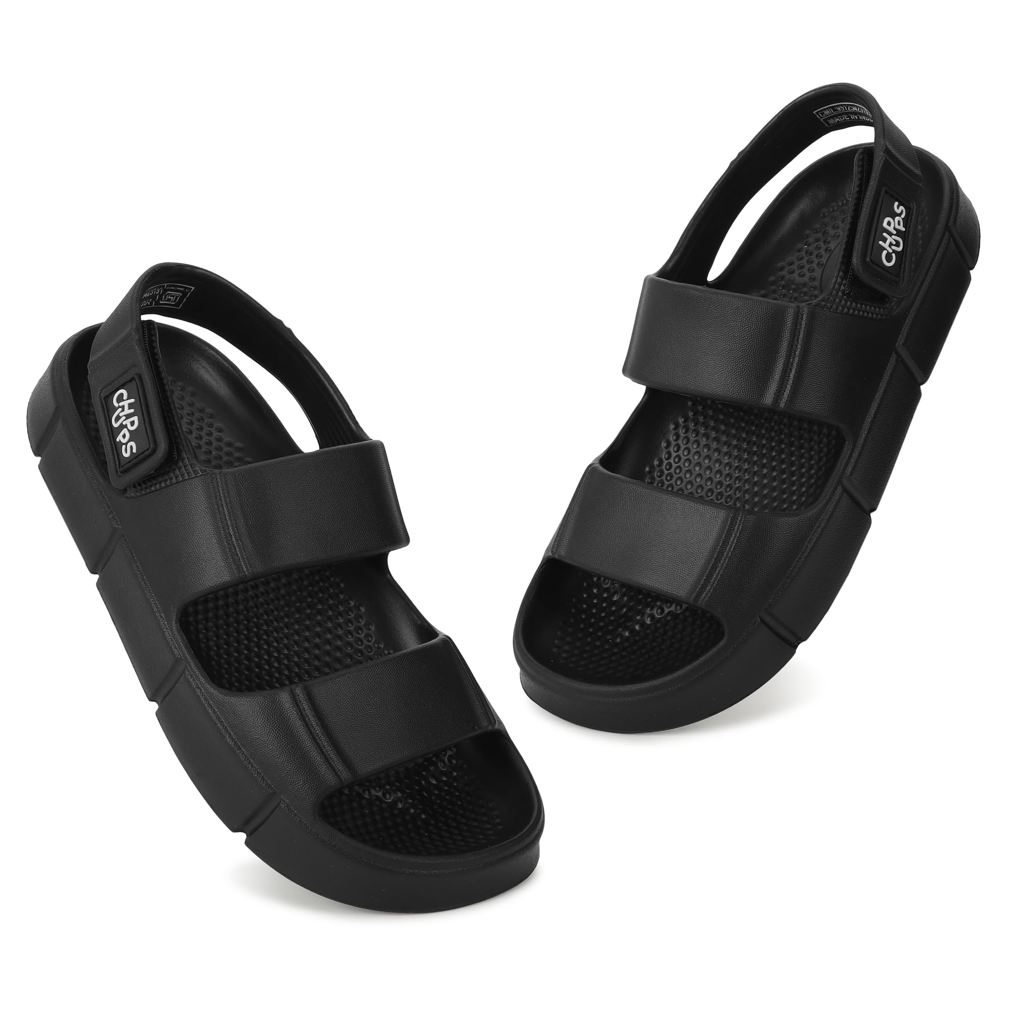 chupps Men's Chunky Sandals | Lightweight EVA Casual Sandals for Men | Anti-Slip Sole | Adjustable Strap | Comfortable Daily Wear Footwear-picture-50