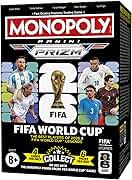 Monopoly Panini Prizm: FIFA World Cup Trading Cards Booster Box | Current Stars and Legends | 2+ Players, Ages 8+ | Gifts for Soccer Fans