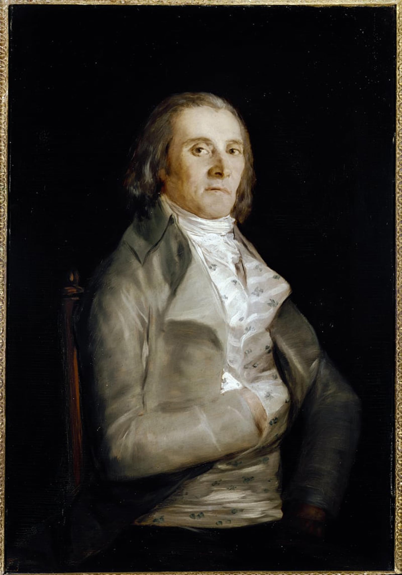 SERENDIPITP Vintage Wall Art Canvas Nordic Poster Canvas Print Picture Portrait of Don Andres Del Peral Active Painter by Francisco De Goya Wall Art Poster for Home Decor 60x90cm