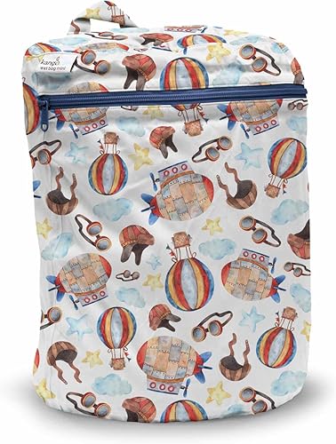 Miniatura 15 de Kanga Care Wet Bag - Mini costura sellada impermeable 3D dimensional para pañales de tela de bebé, viajes, playa, piscina, gimnasio, natación,