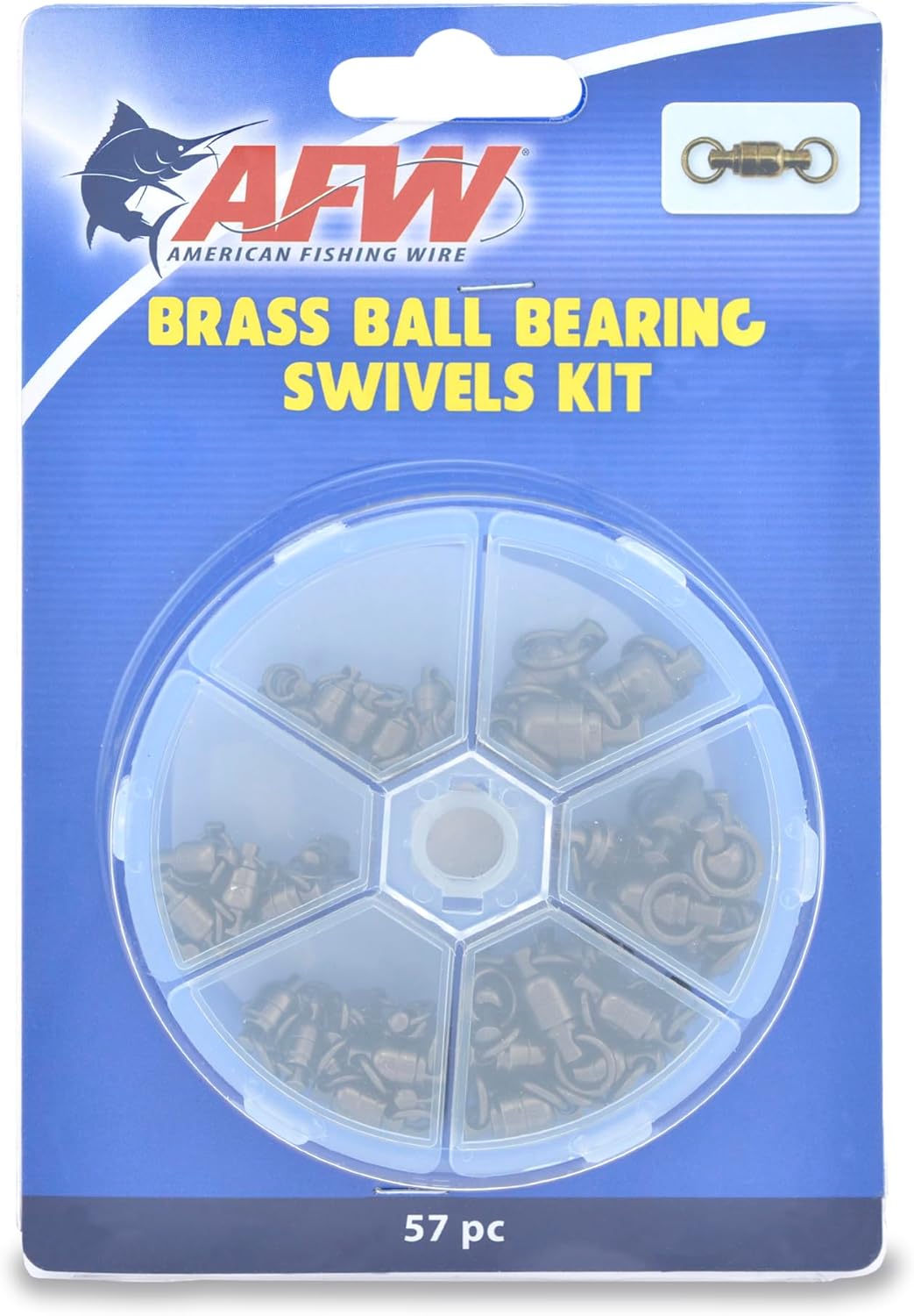 AFW Tackle Rigging Kits – Complete Saltwater Fishing Rigging Kit with Crimp Sleeves, Terminal Tackle, Storage Box, and Components for Fishing Leader Rigging & Lure Making Supplies