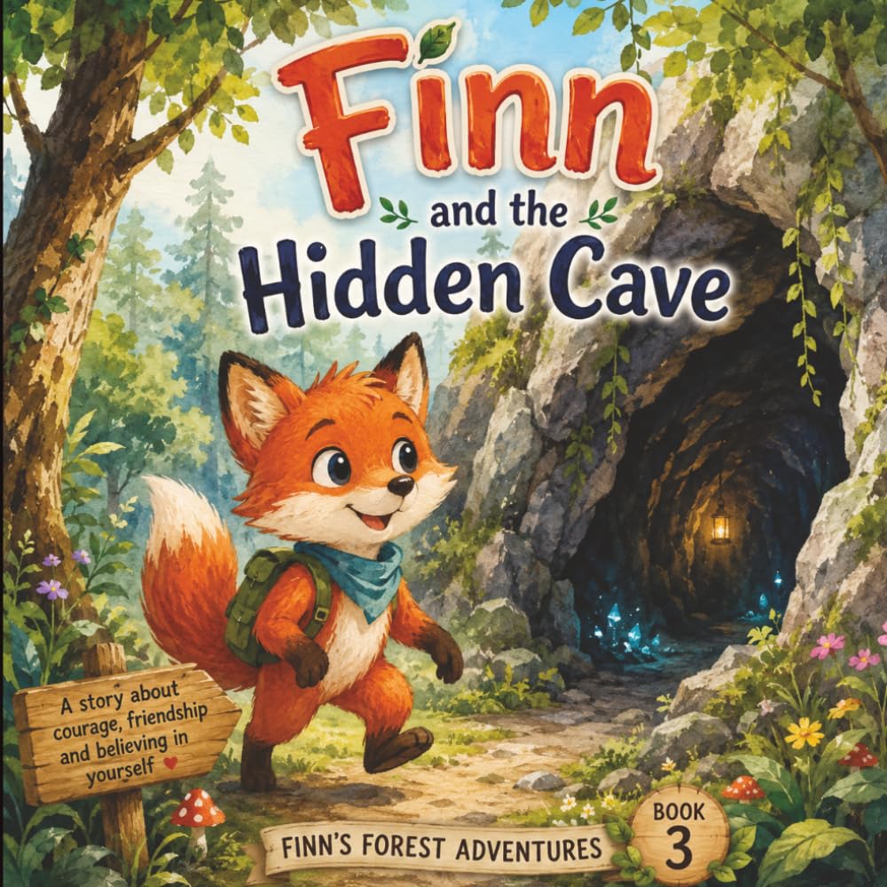 Finn and the Hidden Cave: A Story About Courage, Friendship, and Believing in Yourself (Finn’s Forest Adventures)
