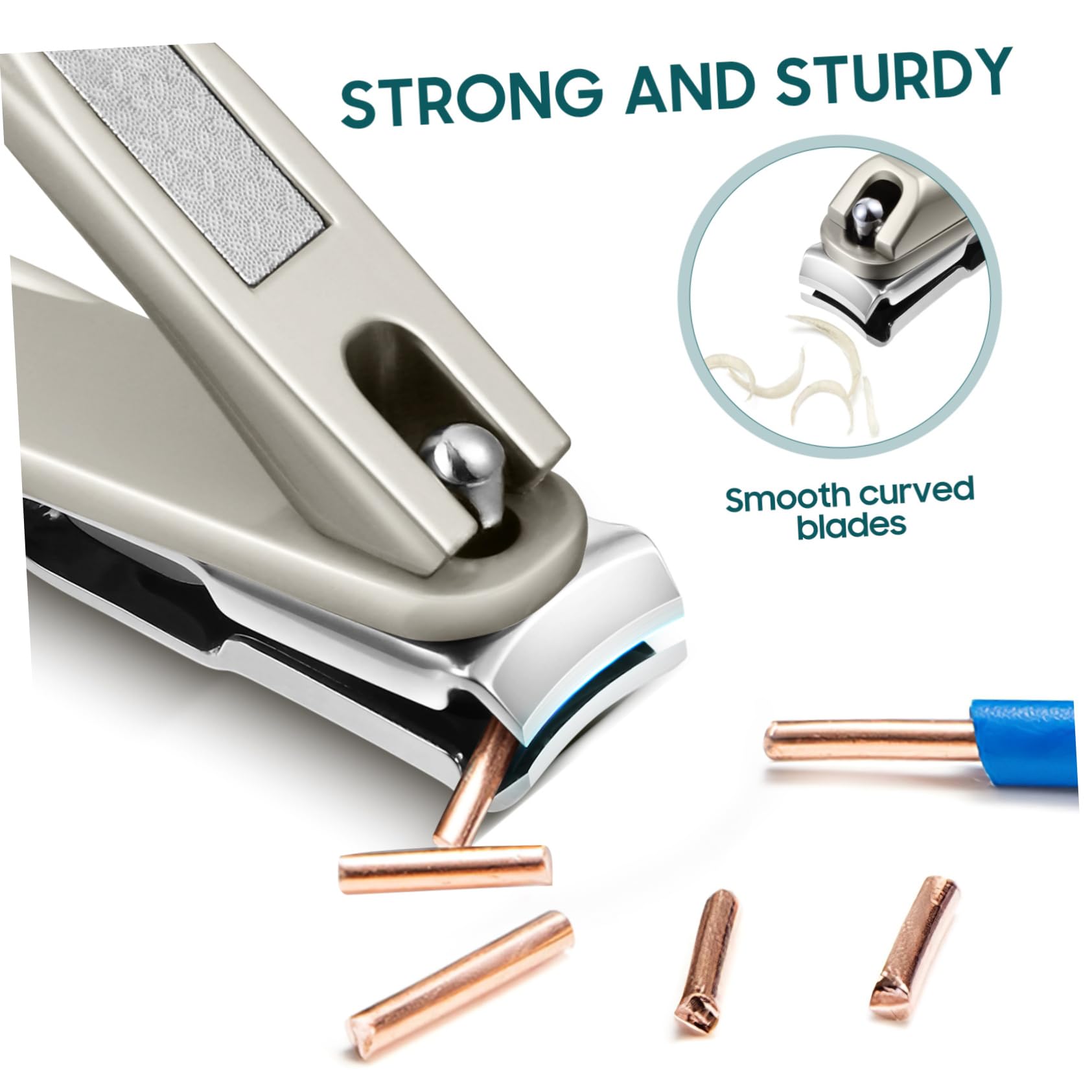 DDP Stainless Steel Nail Pliers. Manicure Barrel Spring Nail Pliers.