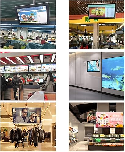 Miniatura 5 de Baze Marco de fotos digital de gran tamaño de 32 pulgadas, pantalla IPS, ángulo de visión completo, reproductor de video electrónico, calendario,