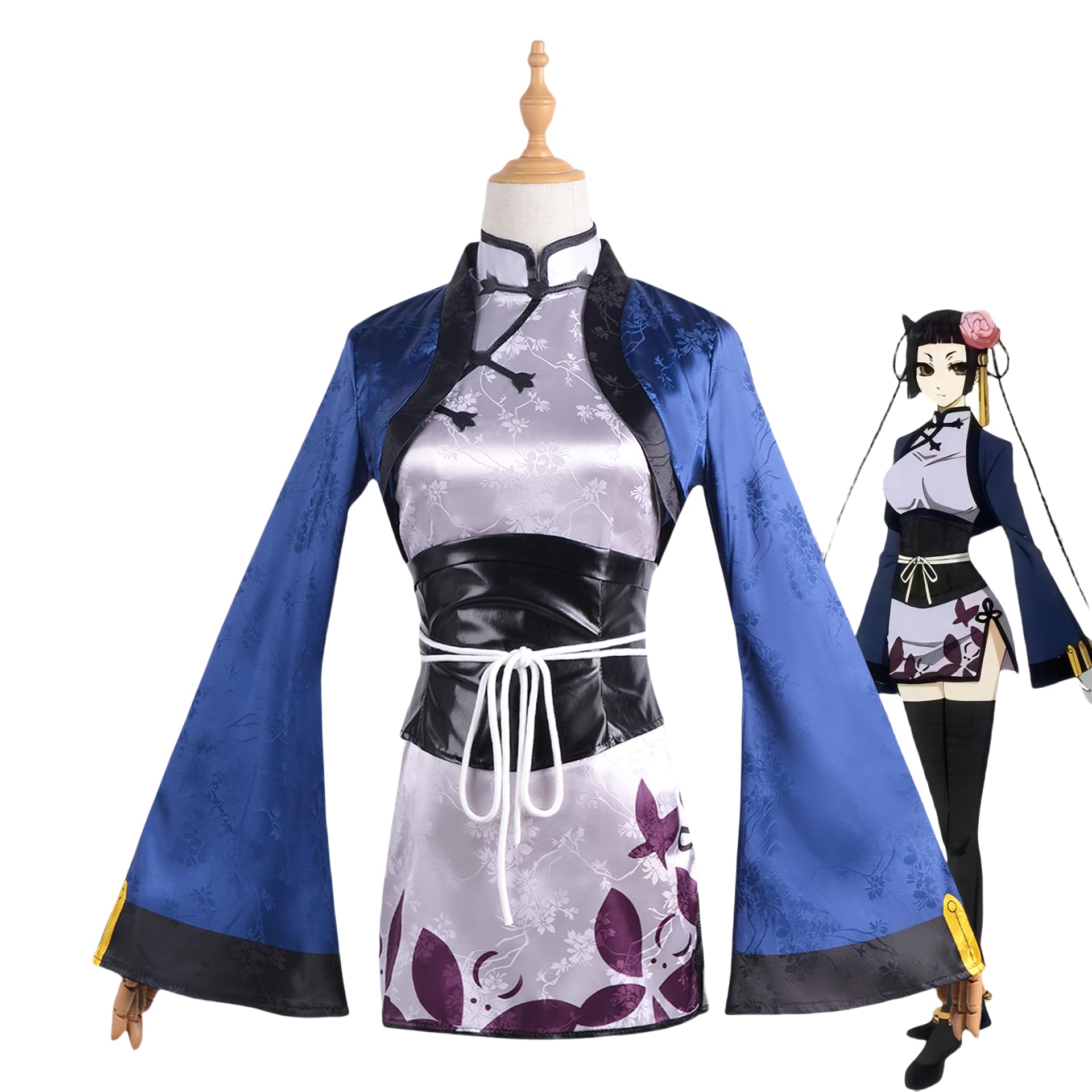 Amazon | YINGGU 黒執事 藍猫 コスプレ衣装 全セット衣装 ウィッグ付き