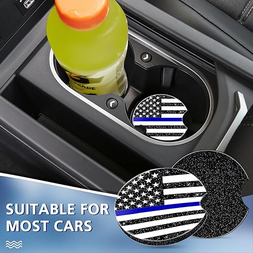 Miniatura 6 de Portavasos de acrílico para automóvil, accesorios para portavasos de automóvil, diseño de dibujos animados, lindo ratón, decoración interior para