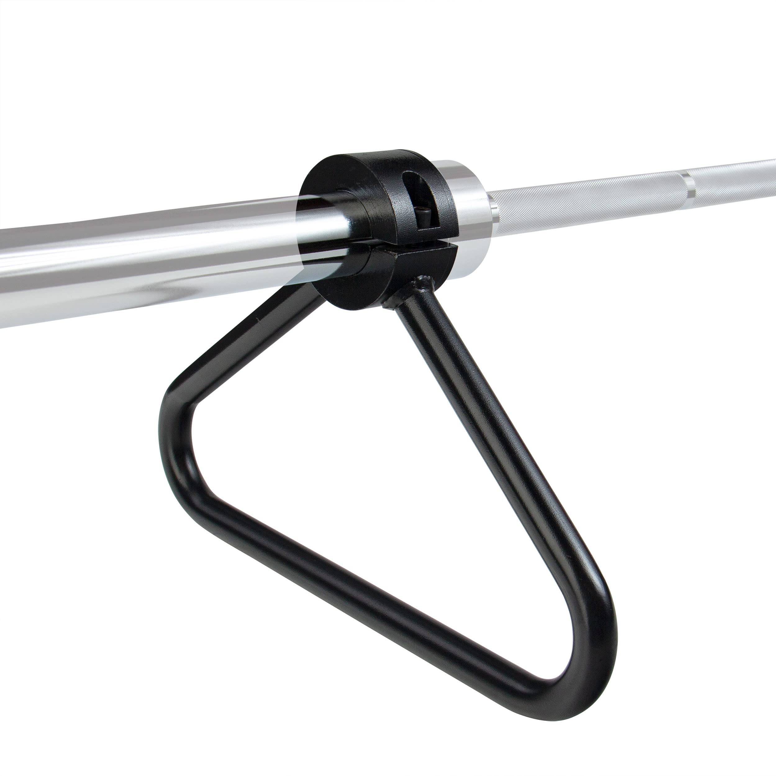 Tools (BSTOBS) Olympic Bar Stand - Attaches to any Olympic Barbell, Built-in Solid Steel Bar Jack Allowing Users to Load and Unload Weight Plates, Single, Black