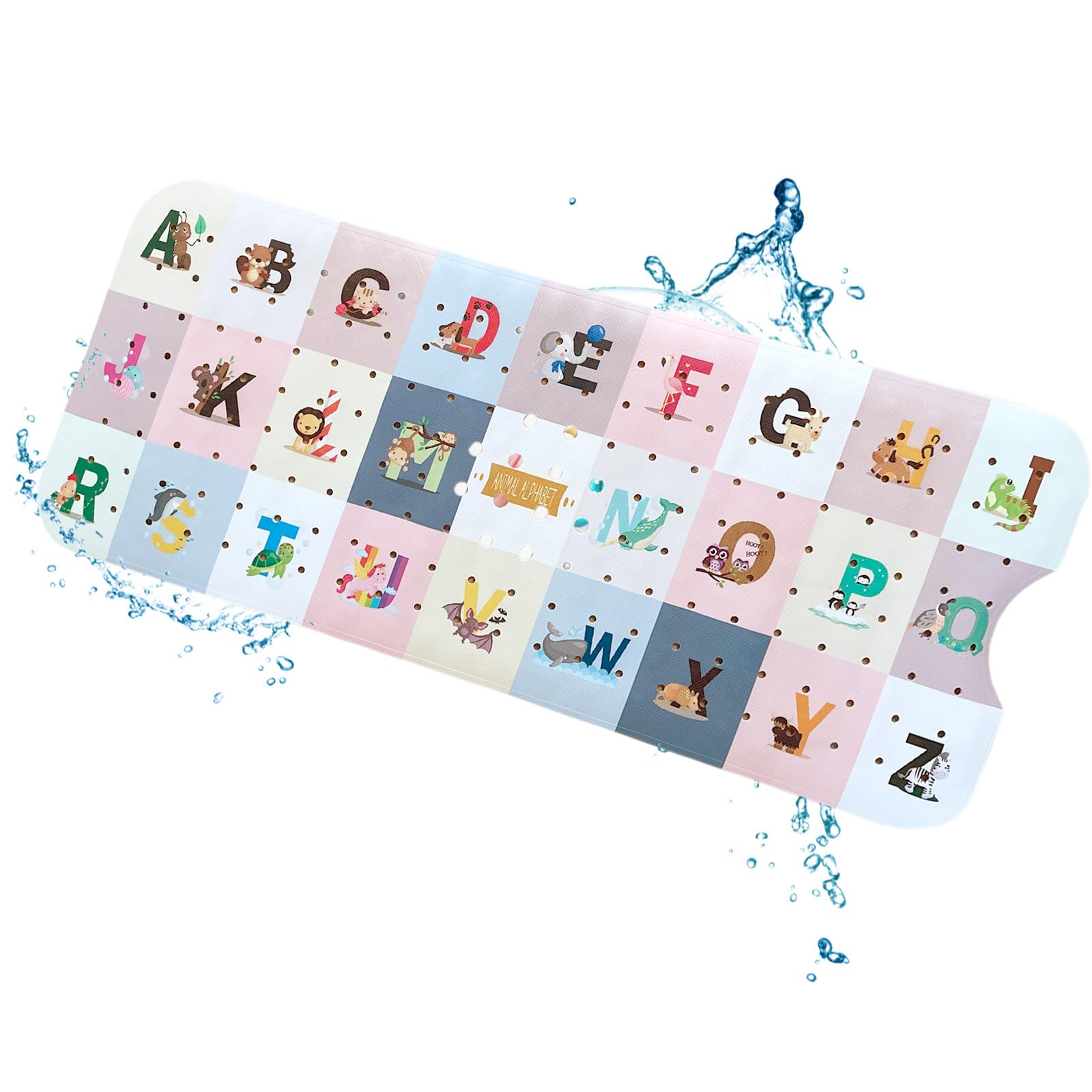 Tapis de bain antidérapant pour enfants idéal pour sécuriser la baignoire familiale