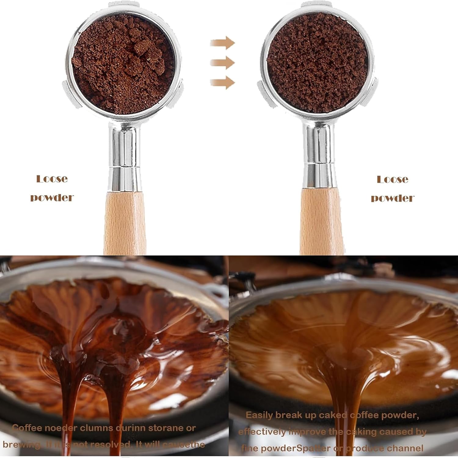 أداة تقليب قهوة الإسبريسو