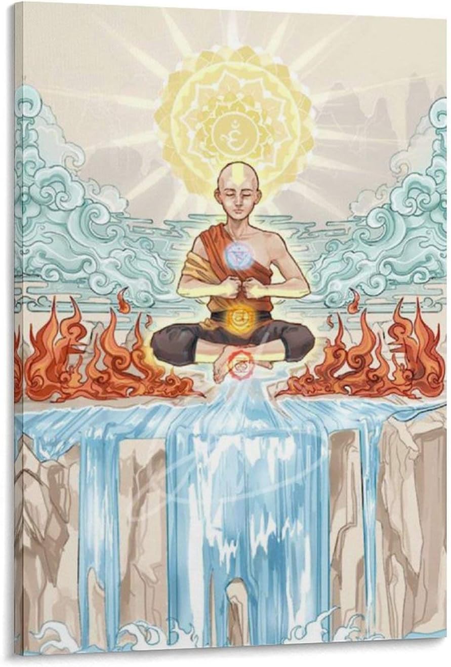 アバター 最後のエアベンダーアニメポスターアートプリント写真部屋の装飾絵画キャンバス壁