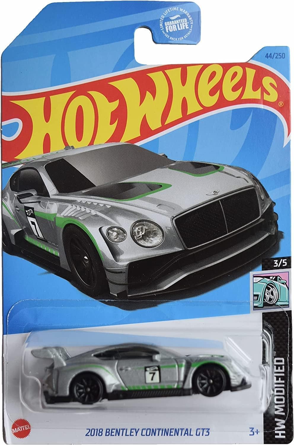 2018 Bentley Continental GT3, HW Modified 3/5 [Silver] 44/250