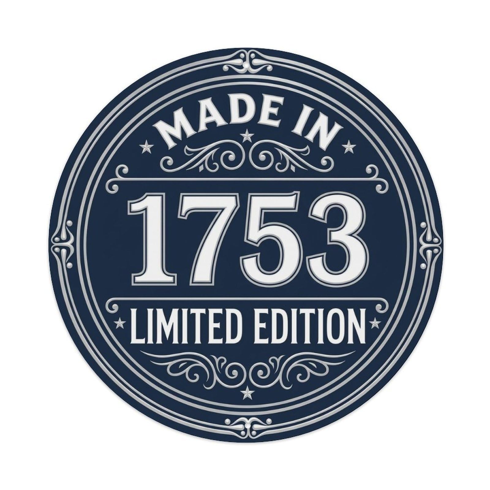 Okahys 8X8inch(20X20cm) Made In 1753 Limited Edition Metal Tin Sign