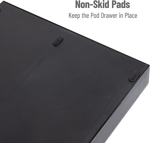 Miniatura 4 de Mind Reader Anchor Collection - 3 cajones de porción individual capacidad de 24 cápsulas organizador de encimera base de máquina de café 1225