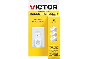Victor M753K PestChaser Ultrasonic Rodent Repellent with Nite Light
