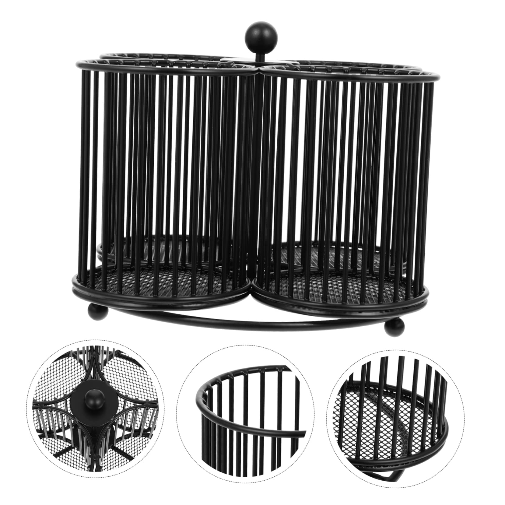 MAGICLULU Drehbarer Stifthalter Aus Metall Für Schreibtische Stiftebecher Mit Organizer-funktion Rutschfester Basis Für Büros Und Arbeitszimmer Make-up-pinselhalter Kompatibel