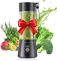 YFIXQNSU Cordless Portable Blender 12oz - BPA-Free Smoothie & Shake Maker with 6 Powerful Blades for Travel, Gym & Home