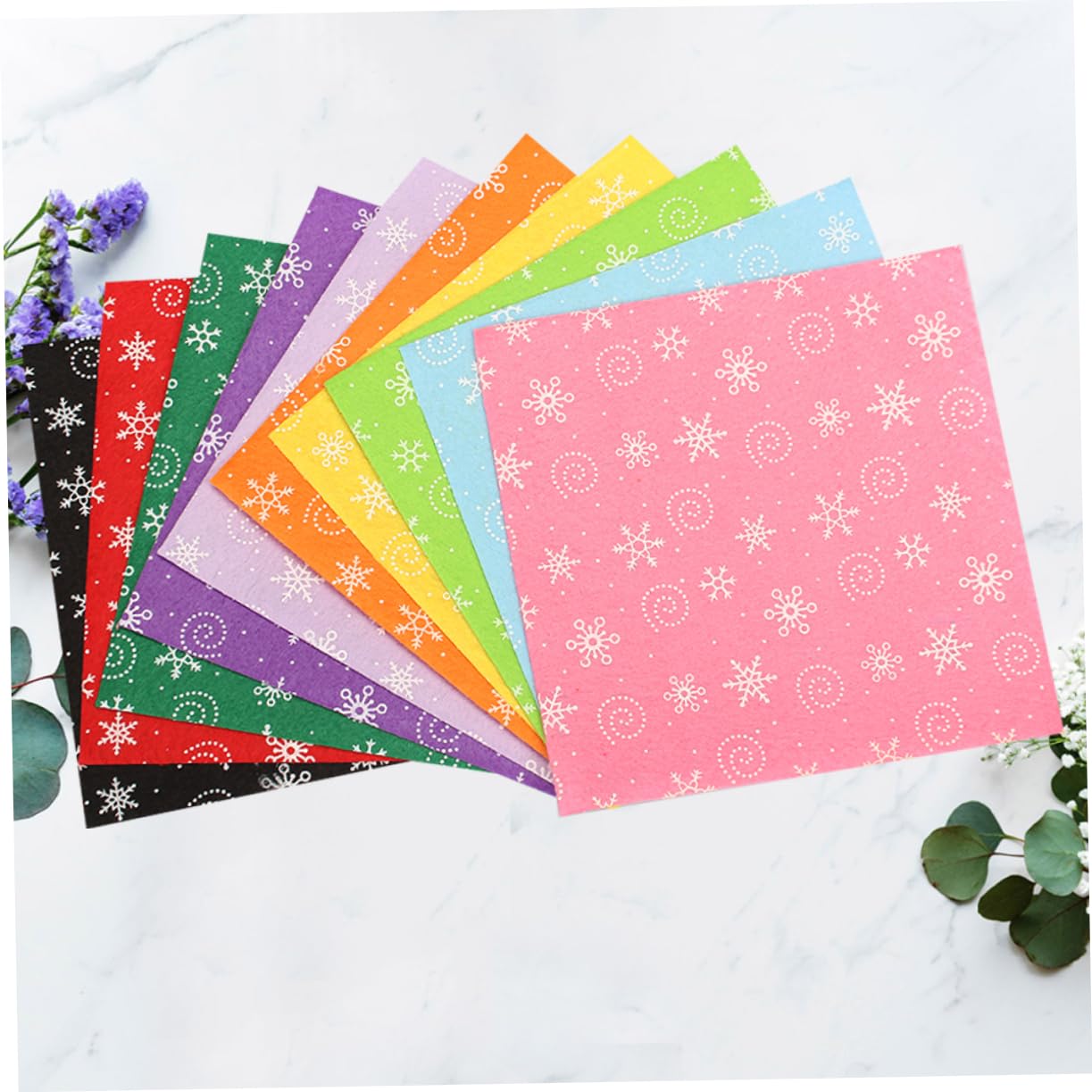 Szycie tkanin patchworkowych, Materiał do szycia patchworku, tkanina do szycia, 20 sztuk wzór płatka śniegu pikowanie tkaniny płatek śniegu rzemiosło(30X30cm)