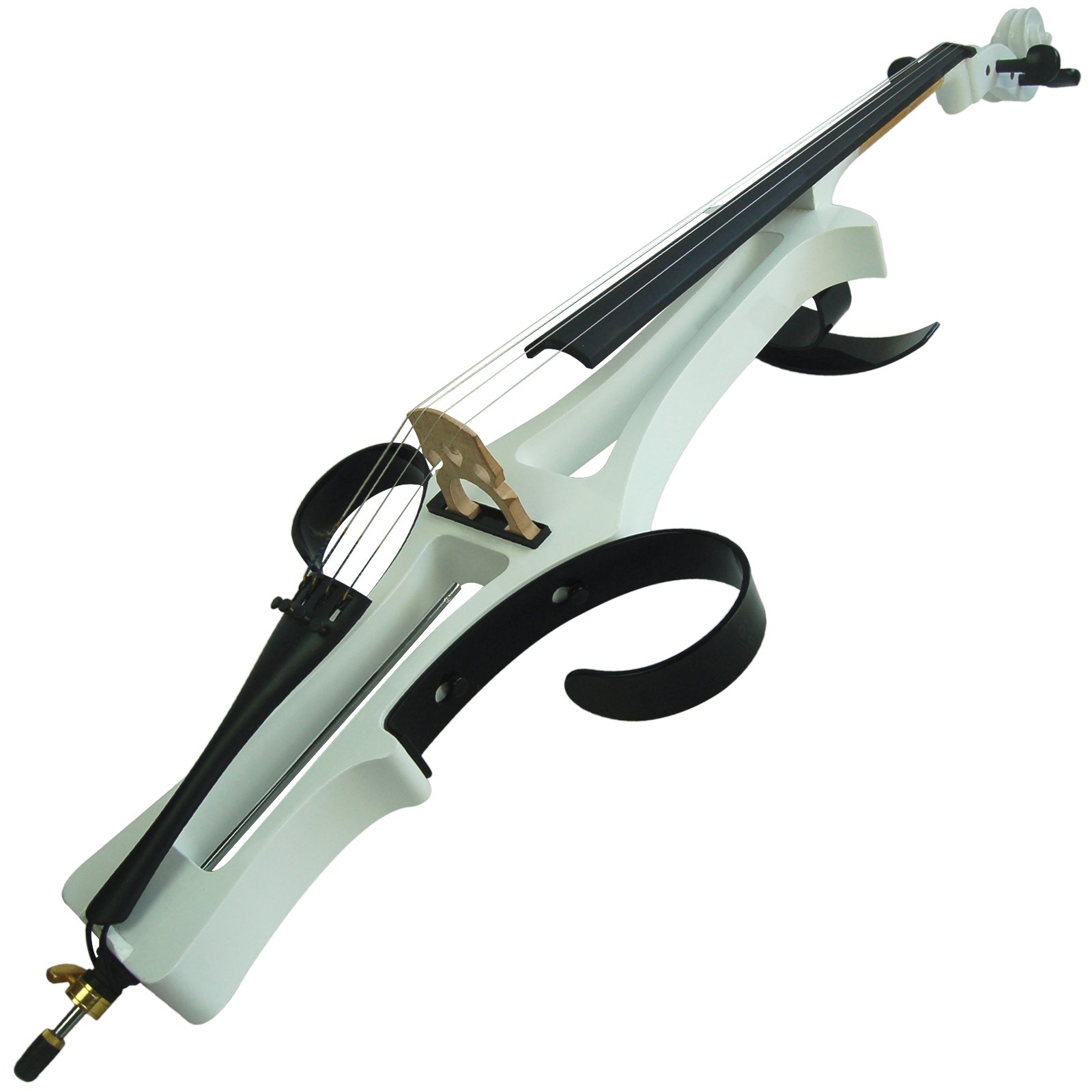 Aliyes Handmade Professionale Legno Massello Elettrico Violoncello 4/4 Full Size Silenzioso Elettrico Cello-Bianco